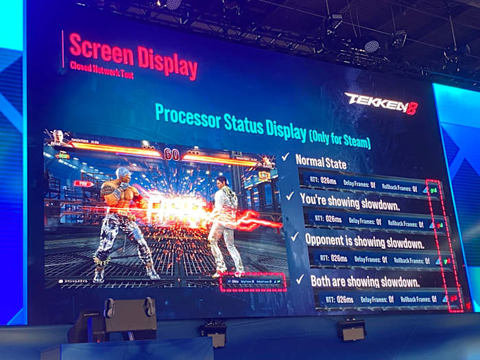 Processor display tekken 8